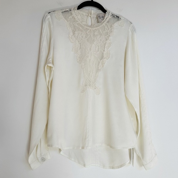 SEA New York Lace Blouse Size 2 - Picture 1 of 11